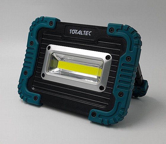 פנס נטען + סוללת גיבוי TOTAL 10W