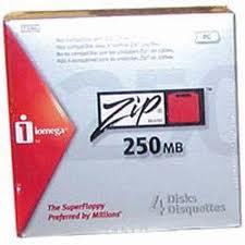 קלטת גיבוי Zip 250MB
