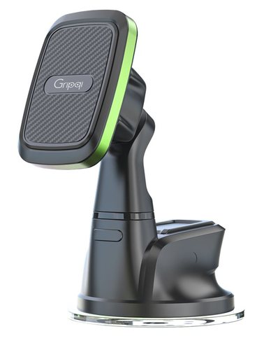 מעמד מגנטי עם ואקום לדשבורד GRIPQI SIXMagnet XS45