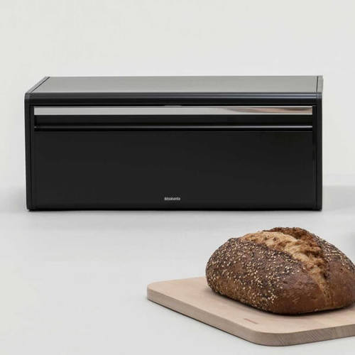 קופסת לחם מרובעת-שחור מט, Brabantia