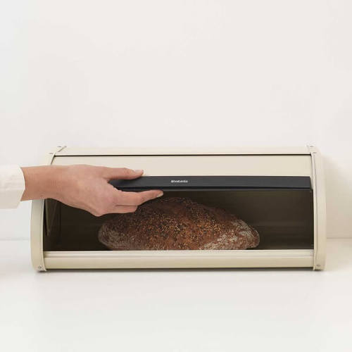 קופסת לחם מעוגלת-קרם בהיר, Brabantia