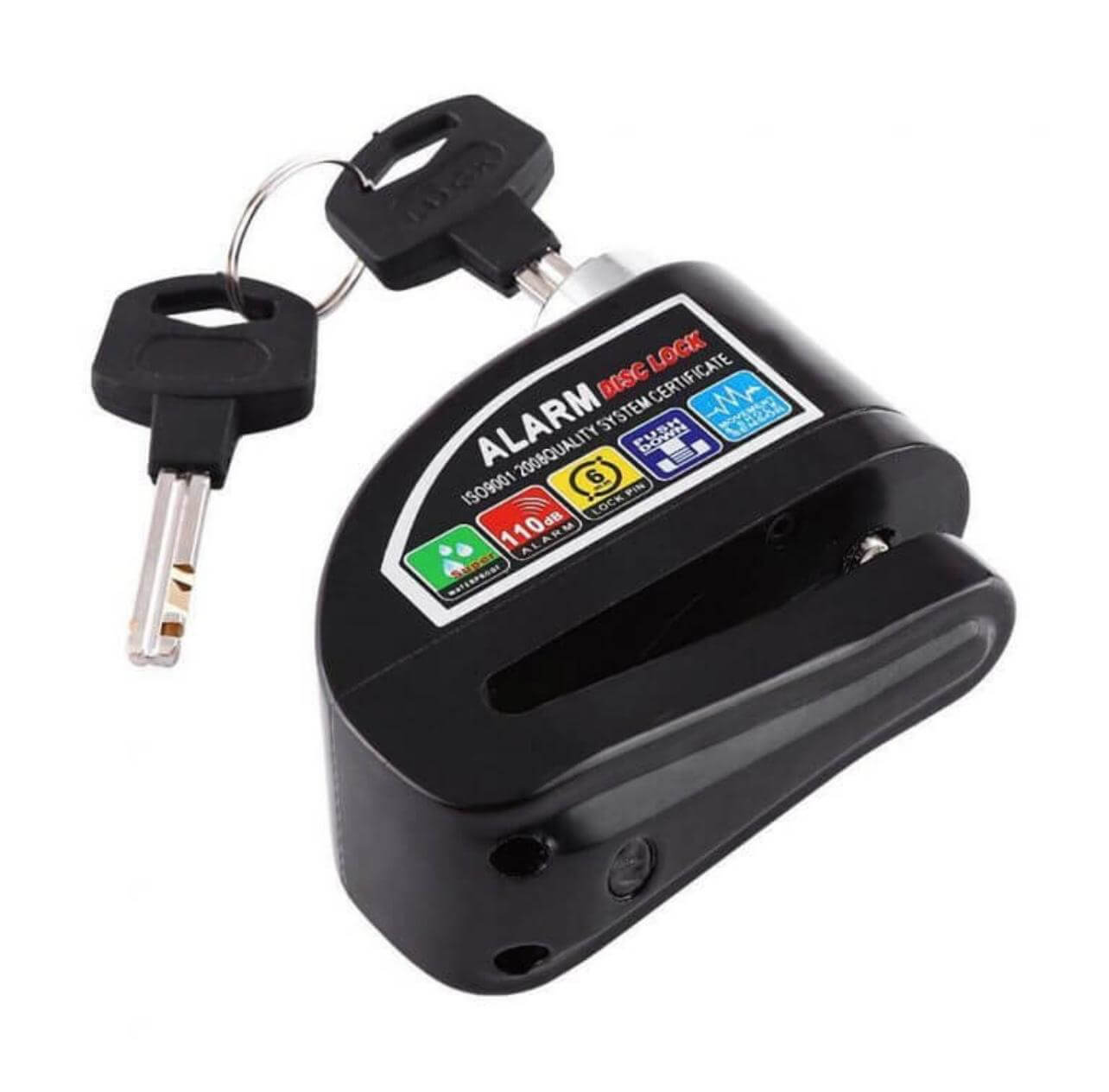 מנעול דיסק עם אזעקה חכמה 110db