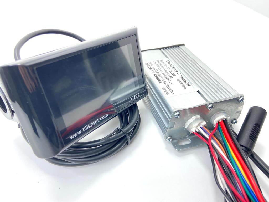 בקר 350w \ 18A + צג דיגיטלי - GT981 תצוגה צבעונית