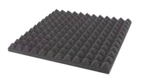 ספוג אקוסטי שחור בצורת פירמידות  ACOUSTIC CENTER 60 x 60 x 5 cm