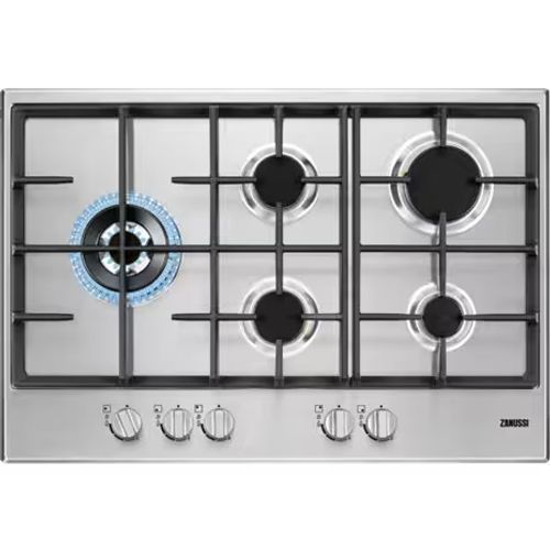 כיריים גז 5 מבערים Zanussi ZGH76534XS זנוסי
