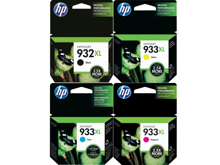 סט דיו מקוריים HP 933XL- 932XL