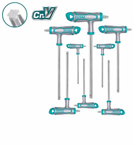 סט 8 מפתחות TORX עם ידית T 75 מ