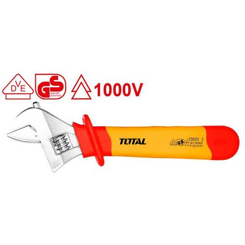 מפתח ברגים מתכוונן מבודד 10 אינץ'