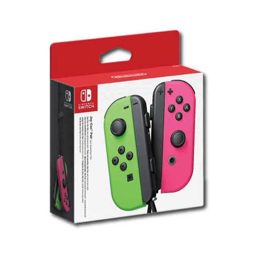 Nintendo Switch JoyCons Green/Pink יבואן רשמי נינטנדו