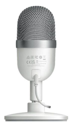 מיקרופון בצבע לבן מבית RAZER דגם SEIREN MINI MERCURY