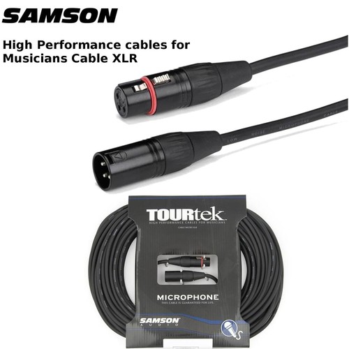 כבל XLR-XLR למיקרופון 3 מ SAMSON TM10 10' Mic Cable