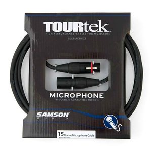 כבל XLR-XLR למיקרופון 4.5מ SAMSON TM15 15