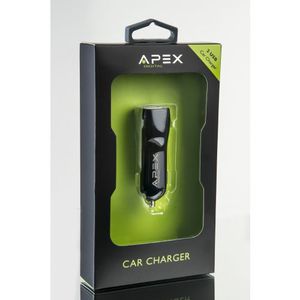 מטען לרכב 2.4A עם שתי כניסות APX C1000 USB