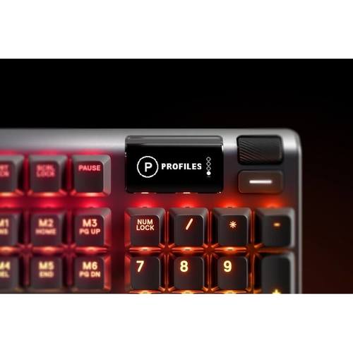מקלדת גיימינג מכאנית דגם APEX 7 BLUE SWITCH STEELSERIES