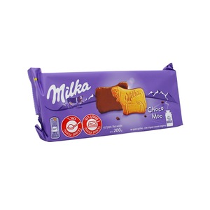 מילקה ביסקוויט פרה מצופה שוקולד חלב 200 גרם