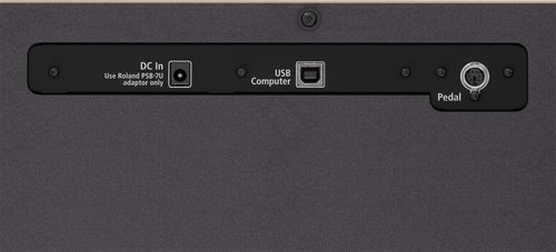פסנתר חשמלי בצבע שחור Roland F701-BK