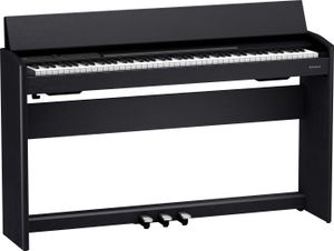 פסנתר חשמלי בצבע שחור Roland F701-BK