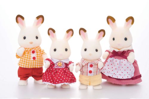 משפחת סילבניאן - משפחת ארנבונים שוקולד - Sylvanian Families 4150