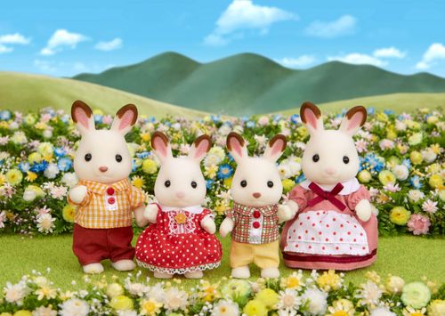 משפחת סילבניאן - משפחת ארנבונים שוקולד - Sylvanian Families 4150