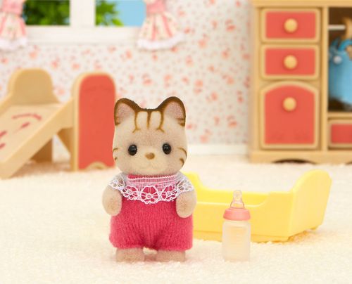 משפחת סילבניאן - תינוק חתול מפוספס - Sylvanian Families 5186