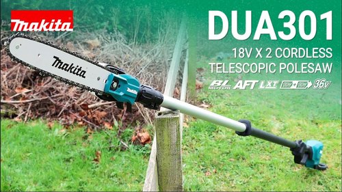 מסור שרשרת טלסקופי DUA301 2X18V **גוף בלבד** מתוצרת Makita