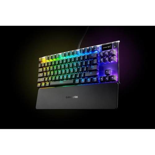 מקלדת גיימינג מכאנית דגם APEX 7 TKL RED SWITCH STEELSERIES