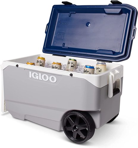 צידנית קשיחה עם גלגלים איגלו שומרת קור 5 ימים IGLOO MAXCOLD LATITUDE 85L