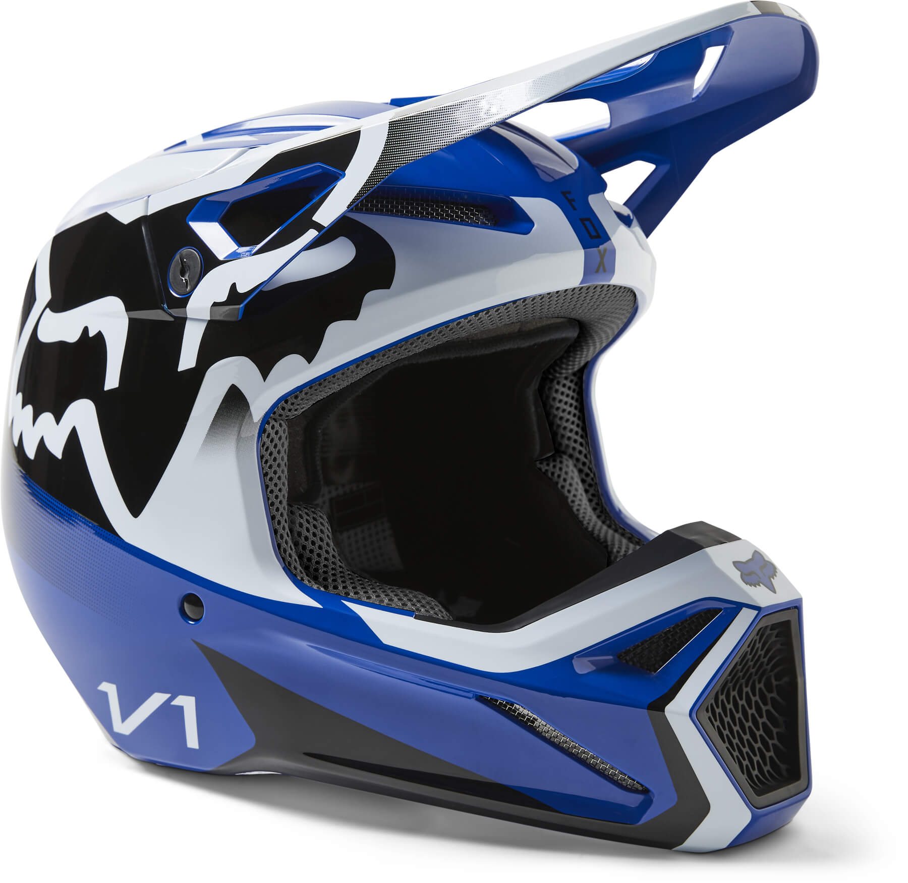קסדה לאופנוע פוקס כחול - FOX MIPS V1 LEED V23