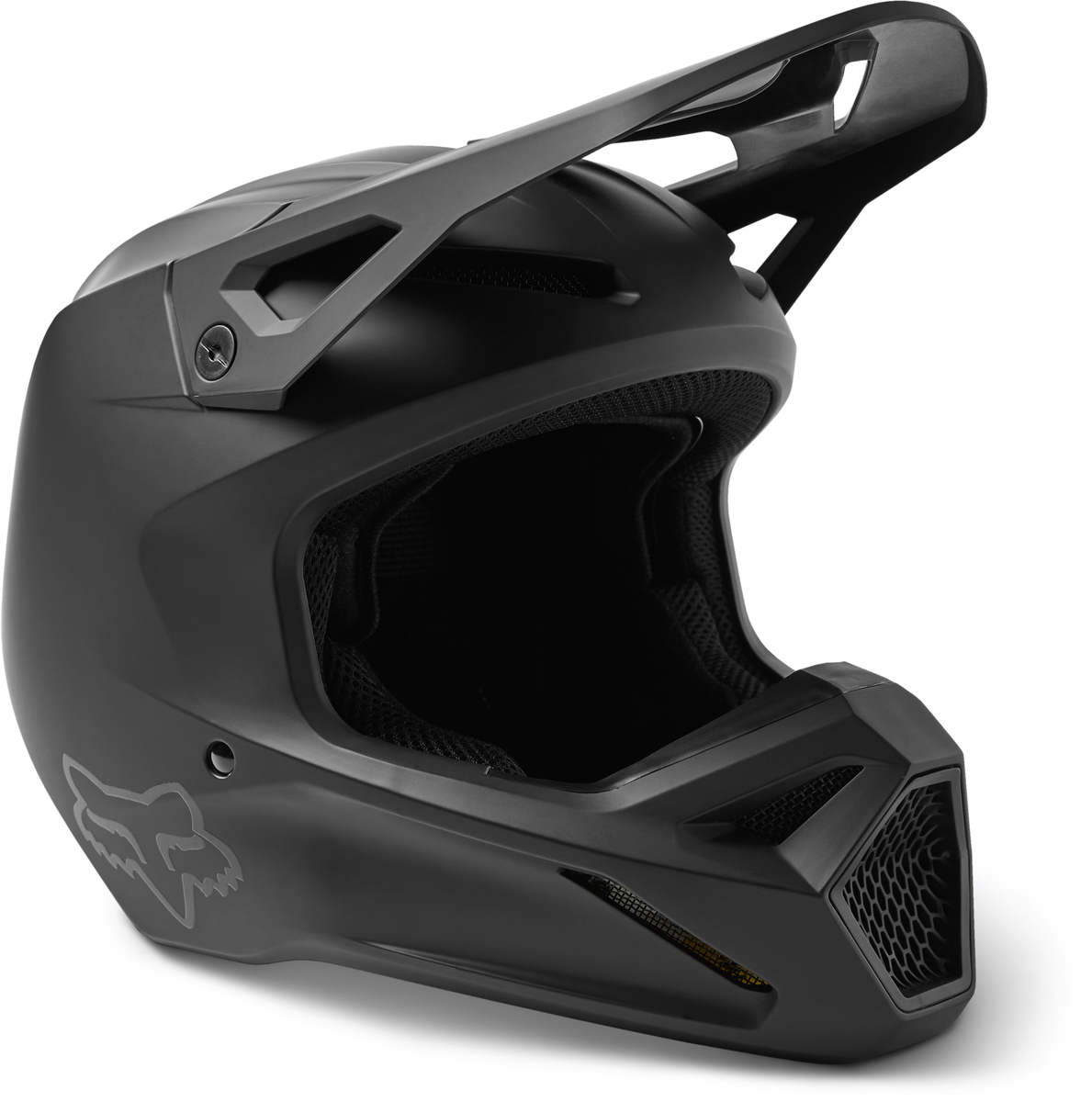 קסדה לאופנוע פוקס שחור מט - FOX MIPS V1 SOLID V26