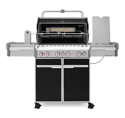 גריל גז – Summit E-470IL WEBER צבע שחור - חבילה  גריל מאסטר וובר סומיט