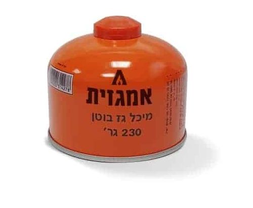 מיכל גז חד פעמי שסתום 230 גרם