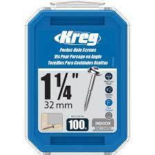 בורג הברגה עדינה 32 מ"מ - 100 יחידות - Kreg