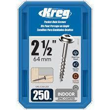 בורג הברגה גסה 64 מ"מ - 250 יחידות - Kreg