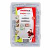 מארז 110 דיבלים ניילון 6/8/10 מ"מ PROFIBOX UX מבית Fischer