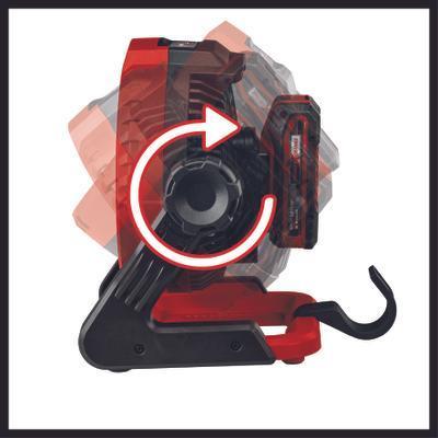 מאוורר נטען 18V דגם GE-CF 18/2200LI -גוף בלבד 