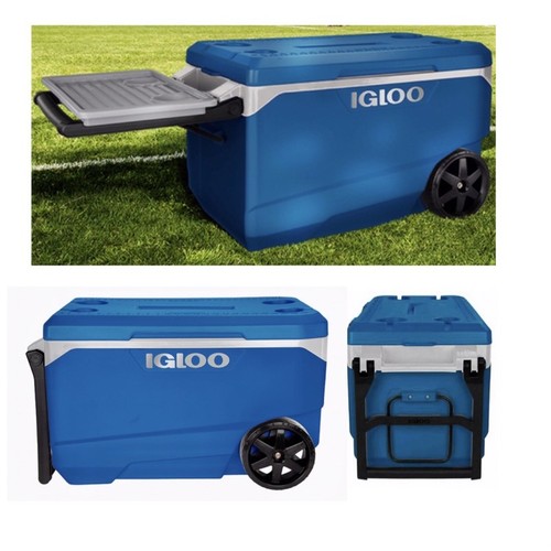 צידנית קשיחה עם גלגלים איגלו שומרת קור 5 ימים IGLOO MAXCOLD LATITUDE 85L