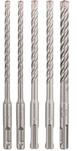סט 5 מקדחי SDS משולב מתכת בטון BOSCH SDS PLUS -5X