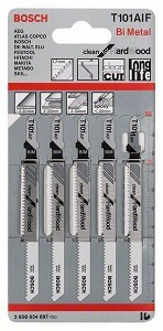 סט 5 להבי מסור אנכי לעץ קשה BOSCH T101AIF