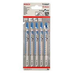 סט 5 להבי מסור אנכי למתכת BOSCH T318AF