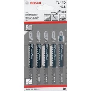 סט 5 להבי מסור אנכי לעץ BOSCH T144D