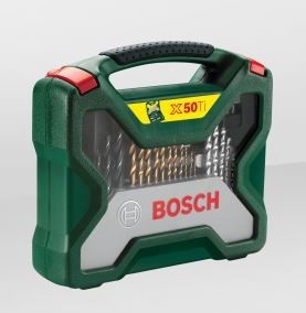 מזוודת אביזרים 50 חלקים BOSCH X-line 50 TI