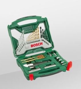 מזוודת אביזרים 50 חלקים BOSCH X-line 50 TI