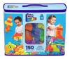 מגה בלוקס לבנות בגדול 150 חלקים MEGA BLOCKS