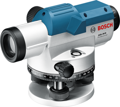 מאזנת אופטית 100 מטר + חצובה BOSCH GOL 26D IP54