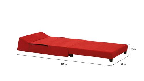 כורסאת אירוח נפתחת למיטה עם רגליים דגם מאיה