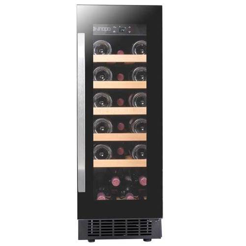 מקרר יין אינטגרלי 19 בקבוקים Vinopo NS-18B מסגרת שחורה