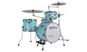 מערכת תופים "16 קומפקטית 4 חלקים סדרת CAFEJAZZ ללא אבזור בצבע SURF GREEN מבית Odery-(Brazil)