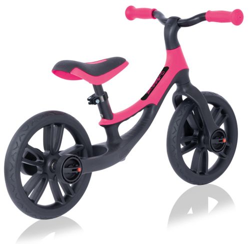 אופני איזון Go Bike Elite עם 2 מצבי גובה, ידית אחיזה וגלגלי TPE - ורוד