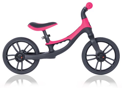 אופני איזון Go Bike Elite עם 2 מצבי גובה, ידית אחיזה וגלגלי TPE - ורוד