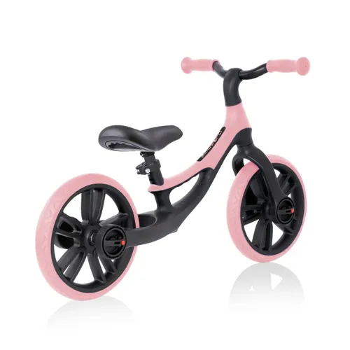 אופני איזון Go Bike DUO Elite עם גלגל אחורי כפול/יחיד ו 2 מצבי גובה במושב - ורוד פסטל